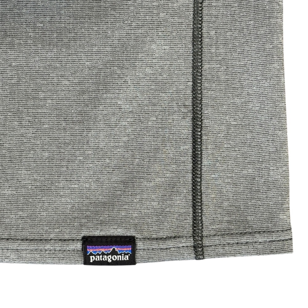 Patagonia Men's Midweight Capilene‎ Baselayer. Sz M Gray Zip Neck - Picture 8 of 10